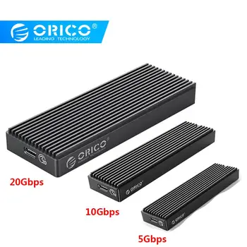 ORICO M2PAC3-G20-SSD Tilfælde M. 2 NVME M-Tasten M&B-Tasten ssd-Drev, Type C USB-3.2 20Gbps Ekstern Harddisk Kabinet