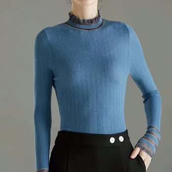 Kvinder Trøjer Sweater 2020 Falder Blødt Bomuld Løs Strikket Varm Bølge V-Hals Tynd Vinter koreanske Enkle Casual Chic Jakke 7 farve