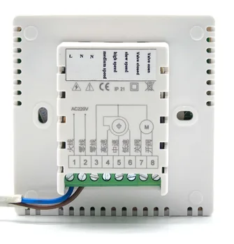 Filter alarm-bypass ventil skifte Tre-hastighed ventilatoren frisk luft system med honeywell Temperatur luftfugtighed sensor