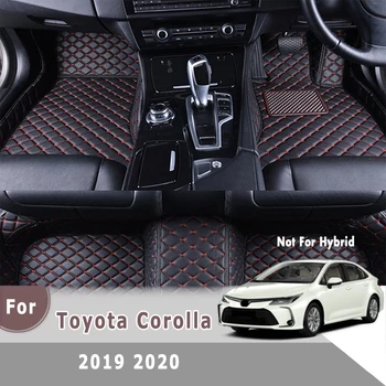 Højrestyret Bil gulvmåtter For Toyota Corolla E210 210 2019 2020 Tilpassede Tæppe Auto Tilbehør Anti beskidt Vandtæt Cover