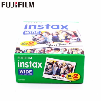 Ægte 80 ark Fujifilm Instax Bred Hvid kant Film til Fuji Instant Foto papir Kamera 300/200/210/100/500AF