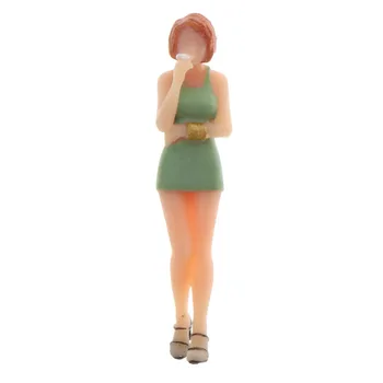 1/64 Miniature Scene Mennesker Action Figur Scenarie Karakter for Diorama Tog Layout DIY-Sæt