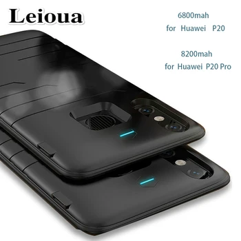 Leioua Ny Soft Power Bank Tilfælde 6800mah For Huawei P20 portabelt Batteri, Oplader Telefonen Tilfælde 8200mah For Huawei P20 Pro Cover