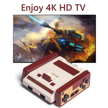Mini-FC Retro Spil-Konsol 8Bit HDMI Video Game Spiller Indbygget 620 Spil Understøtter 4K HD-TV med Spil Controller til Gave OS Plug