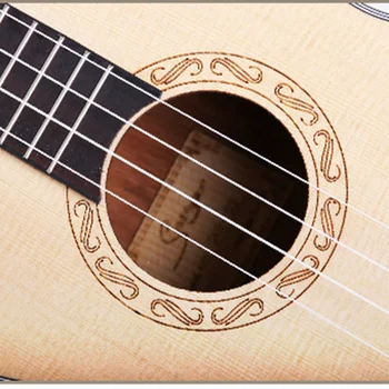 Ukulele 30 Inches Gran Mini Electric Baryton Akustiske Guitarer 4 Strenge Ukelele Installere Afhentning Travel Guitar Musik Guitarra