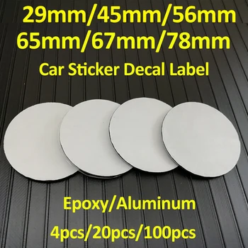 Epoxy/Aluminium Bil Dekoration 29mm 45mm 56mm 65 mm 67 mm 78mm For Bmw Car Wheel Cap-Sticker Rat Label Decal Badge Omfatter Logo