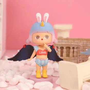 BOBBI Nye Angel POPMARTER Blind Max animationsfilm Overraskelse Dukke Desktop Dekoration Andet Element Dukke Pige Fødselsdag Gave Til pige legetøj