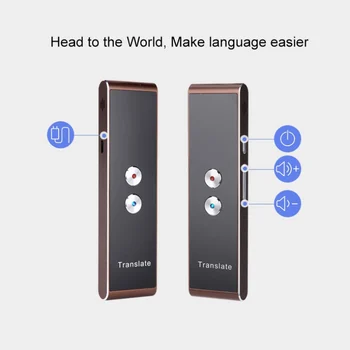 Bærbare Smart Voice Tale Oversætter To-Vejs 30 Multi-Sprog Oversættelse For Læring, Der Rejser Business Meeting