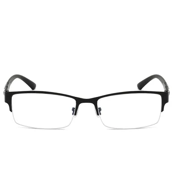 Anti Blå Lys Briller Mænd Vintage Optiske Briller Semi Uindfattede Briller Kvinder Gaming Forestilling Computer Oculos TR90 Lunette
