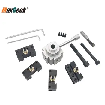 Maxgeek Mini Quick Change Multifix Af Post Indehaveren Kit til 7 x10-12 14 Motor Drejebænk