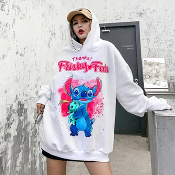 2020 Nye Vinter Efterår Mode Sjove Kawaii Harajuku Japansk Tegnefilm Streetwear Hoodie Oversize Sweatshirts Og Hættetrøjer Til Kvinder