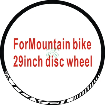 2Wheels/set roval Mountainbike hjul Dekoration Klistermærker MTB Cykel Decals Hjul Klistermærker Hjul Dekorative Klistermærker Tilbehør