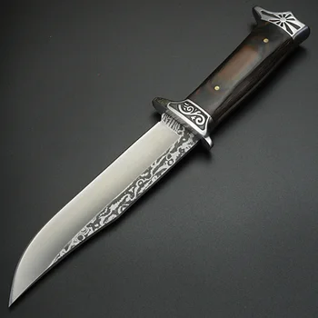 Offentlig D2 stål fixed blade knife vilde overlevelse kort kniv høj hårdhed jagt selvforsvar kniv