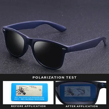 VWKTUUN Mærke Polariserede Solbriller Mænd Udendørs Kørsel Nuancer Sqaure solbriller Til Kvinder Spejl Beskyttelsesbriller UV400 Driver Solbrille