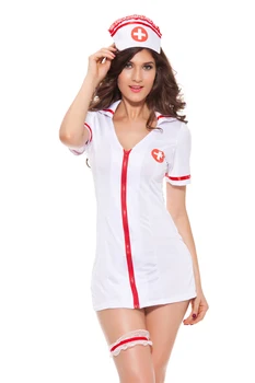 Sexet Sygeplejerske Kjole - Sexet Sygeplejerske Cosplay Kostume Retro Sygeplejerske Kostume Hot Sælger Sexet Sygeplejerske Kjole Halloween Kostumer Voksen Sexet