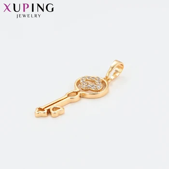Xuping Smykker Mode Udsøgt Nøgle-Formede Design Guld-farve Forgyldt Vedhæng til Kvinder Julegaver 33946