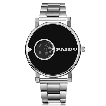 Berømte Mærke Paidu Moderne Ure 2020 Nye Mode Kreative Cool Kvarts Ur Sølv Rustfrit Stål Herre Ur reloj hombre