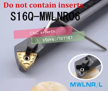 S16Q-MWLNR06 16mm Drejebænk Skærende Værktøjer CNC-Drejning Af Drejebænk Machine Tools Indre Metal Drejebænk Kedeligt Bar Type MWLNR/L