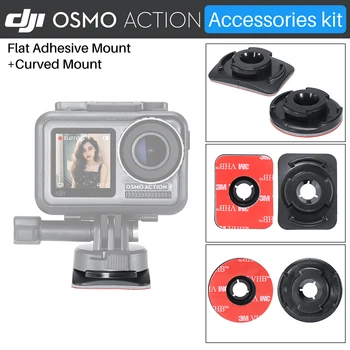 ULANZI Quick Release Base Mount W 3M Selvklæbende Tape Mærkat-Adapter Til Gopro Hero 7/6/5 DJI Osmo Action Kamera Tilbehør sæt