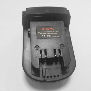 Mt20Ml Batteri Converter Adapter Til Makita 18V/20V Li-Ion Batteri Bl1830 Bl1860 Bl1815 For Milwaukee M18 Li-Ion Batteri