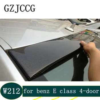 For Mercedes E-klasse w212 4-dørs carbon fiber Lorinser stil bageste bagagerummet vinger tag spoiler for benz 2010-