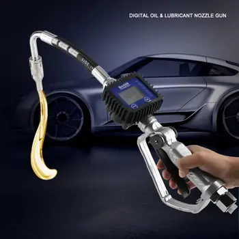 Digital Brændstof, Olie, Smøremiddel Dyse Pistol Næring Dyse med Flow Meter