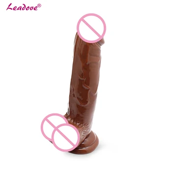 50stk/lot 5 Farve Kæmpe Dildo Realistisk Penis sexlegetøj til Kvinde Masturbator Jelly Virkelige Pik sugekop Dildo Voksen Sex Produkter
